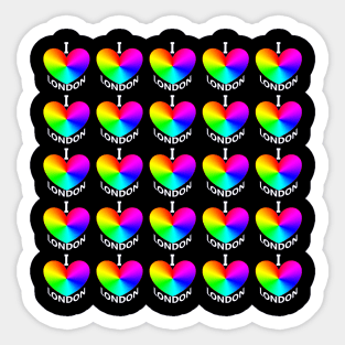 I Love London Wallart Pattern Sticker